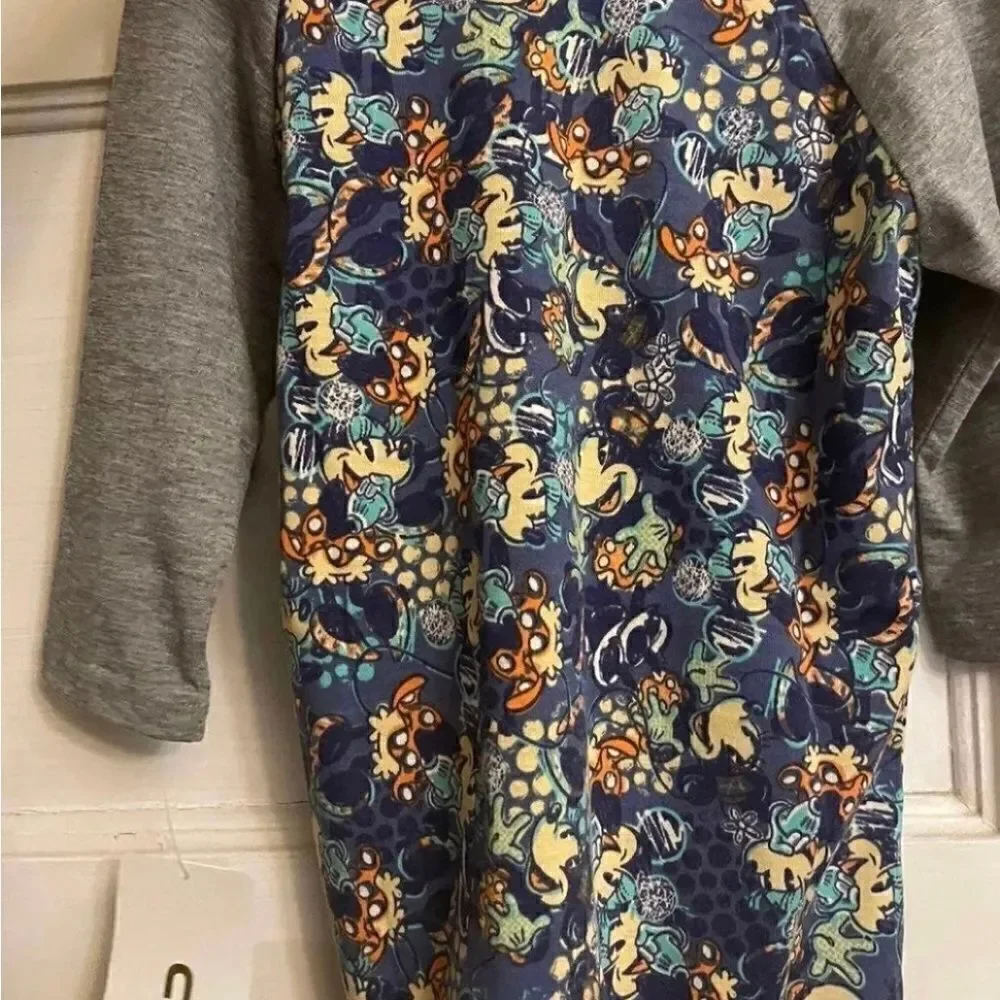 LuLaRoe Size 2 Sloan Kids Top • Baseball Tee Style • Disney’s Minnie Mouse BNWT